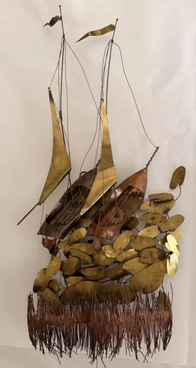 Wandsculptuur Daniel D'Haeseleer, jaren '70 – kavel bij De Kringwinkel, Dendermonde