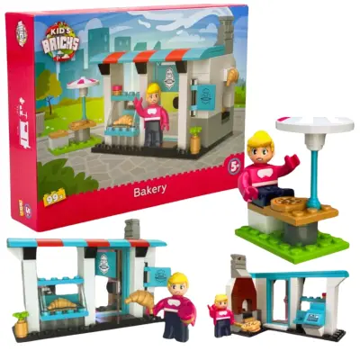 Kids Bricks - Bakkerij - Bouwset - 99 delig-Lego compatibel – kavel bij GSD Auctions, Zoeterwoude
