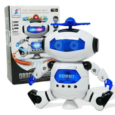 Dancing Robot met muziek /geluiden en lichteffecten – kavel bij GSD Auctions, Zoeterwoude