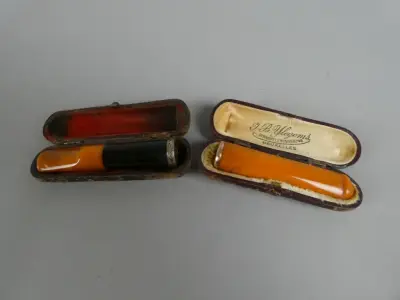 Cigarenpijpjes in Etui – kavel bij De Kringwinkel, Diest