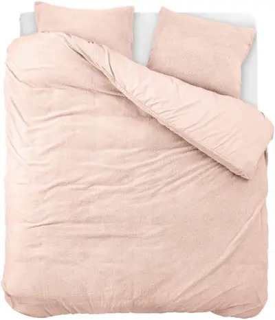 Dekbedovertrek teddy Roze 200x220cm+2kussenslopen – kavel bij GSD Auctions, Zoeterwoude