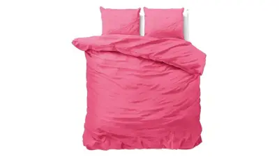 Dekbedovertrek Satijn roze 240x220cm+2x kussensloop 60x70cm – kavel bij GSD Auctions, Zoeterwoude