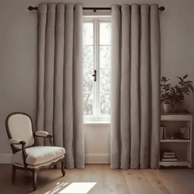 Teddy verduisterende overgordijnen beige-ringen-300x250cm – kavel bij GSD Auctions, Zoeterwoude