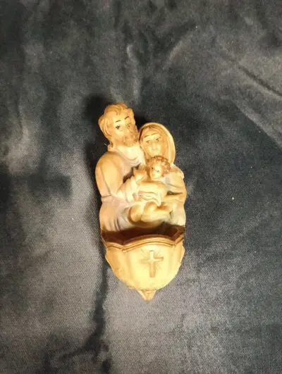 Christelijk Beeldje / wijwater bakje – kavel bij GSD Auctions, Zoeterwoude