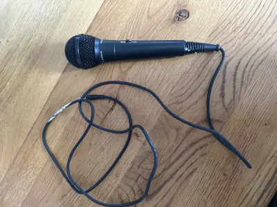 Microfoon aan kabel onbekend of hij wel of niet werkt – kavel bij GSD Auctions, Zoeterwoude