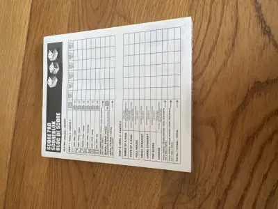 Nieuw! Scorelijst score blok yahtzee / dobbelspel – kavel bij GSD Auctions, Zoeterwoude