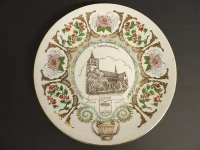 Exclusief Lommels winterbord van Limoges Porselein - Martina Bernhoudt – kavel bij De Kringwinkel, Leopoldsburg