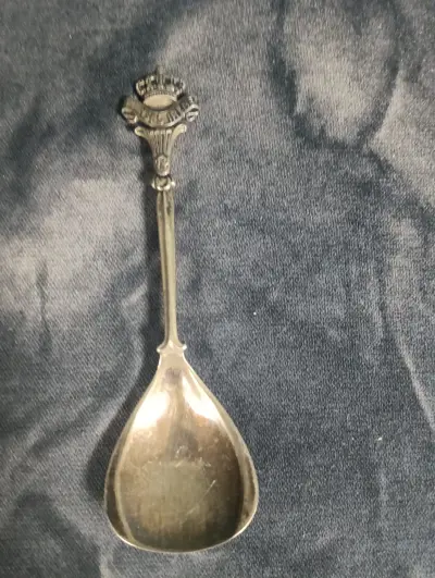 Grote antieke lepel met kroon motief 1 stk – kavel bij GSD Auctions, Zoeterwoude