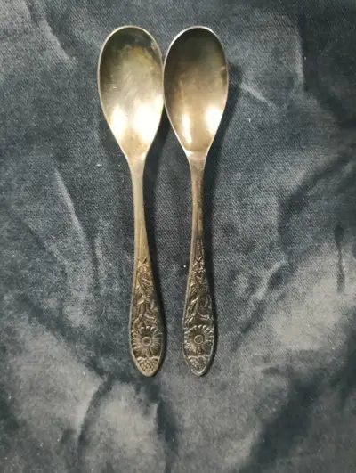 Bloemlepeltjes 2 stks – kavel bij GSD Auctions, Zoeterwoude