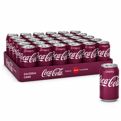 2x tray Coca cola cherry – kavel bij GSD Auctions, Zoeterwoude