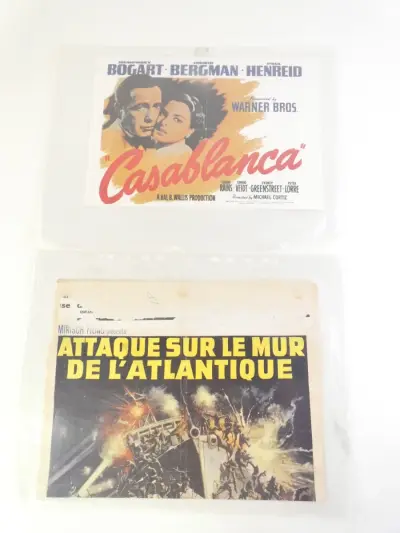 Set van 2 vintage filmaffiches – kavel bij De Kringwinkel, Heverlee