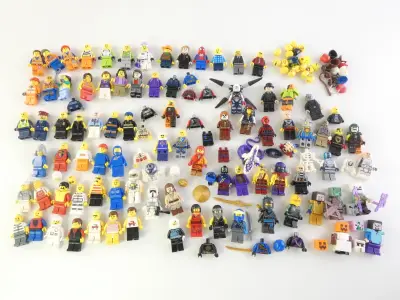 Grote gemengde partij LEGO-minifiguren – kavel bij De Kringwinkel, Heverlee
