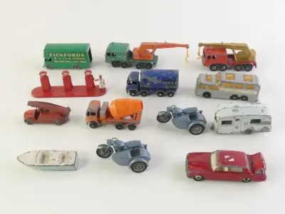 Vintage Matchbox miniatuurvoertuigen – Lesney Products – kavel bij De Kringwinkel, Heverlee