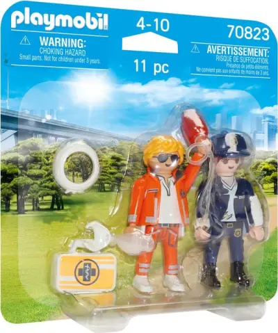 PLAYMOBIL DuoPack spoedarts en politieagente - 70823 – kavel bij GSD Auctions, Zoeterwoude