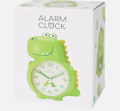 Klok met alarm - Voor kinderen - Dino - Groen – kavel bij GSD Auctions, Zoeterwoude