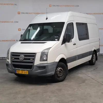 Bedrijfsauto, Volkswagen, Crafter 30 2.5 TDI L2H2 DC Trendline, 2010 – kavel bij Domeinen Roerende Zaken, Soesterberg