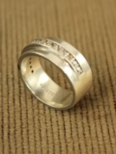 Pierre Cardin sterling zilveren ring – kavel bij De Kringwinkel, Antwerpen