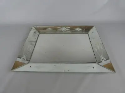 Decoratieve Wandspiegel met Facetgeslepen Randen – kavel bij De Kringwinkel, Diest