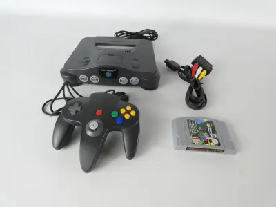 Nintendo 64 NUS-001 (EUR) met controller en game – kavel bij De Kringwinkel, Heverlee