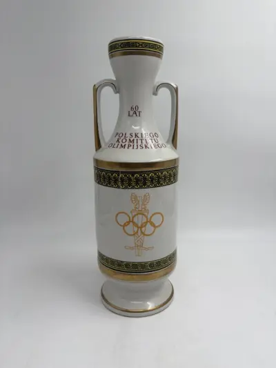 Poolse Olympische herdenkingsvaas (Ćmielów porselein) – kavel bij De Kringwinkel, Gent