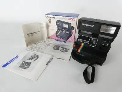 Vintage Polaroid Supercolor 635CL – kavel bij De Kringwinkel, Heverlee
