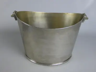 Zilverkleurige wijnkoeler – kavel bij De Kringwinkel, Diest