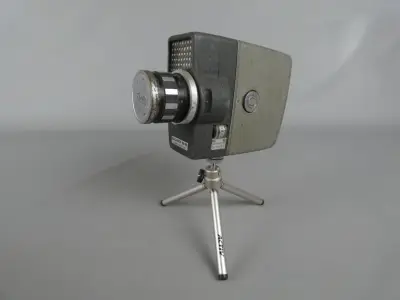 Vintage Elmo 8-S Zoom Auto-Eye Smalfilmcamera – kavel bij De Kringwinkel, Diest