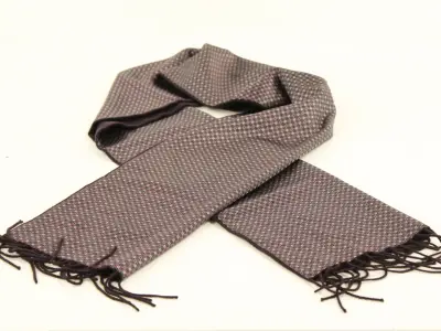 Brioni luxe dubbelzijdige sjaal - wolachtig & zijdeachtig - zo goed als nieuw – kavel bij De Kringwinkel, Antwerpen