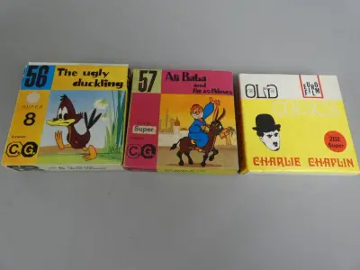 Set van Drie Vintage Super 8 Filmen – kavel bij De Kringwinkel, Diest