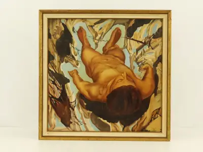 Ludo Mariman (1946–2026) – "Tussen tijd en eeuwigheid" – 1968 – kavel bij De Kringwinkel, Antwerpen