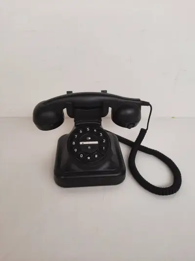 Retro Vaste Telefoon – Profoon D-sign Graham (Zwart) – kavel bij De Kringwinkel, Waardamme