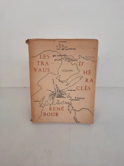 [Zeldzaam / Limité] René Bour – Les Travaux d’Héraclès (1951) – Ex. nr. 94/150 – kavel bij De Kringwinkel, Waardamme