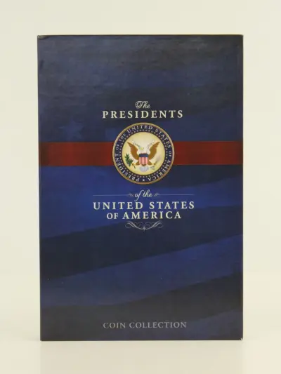 The Presidents of the United States of America – presidentiële medailles in verzamelalbum – kavel bij De Kringwinkel, Antwerpen
