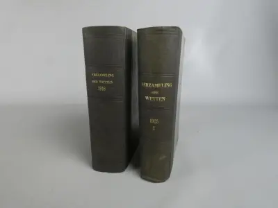Twee historische Belgische wettenbundels - 1918 en 1925 – kavel bij De Kringwinkel, Diest