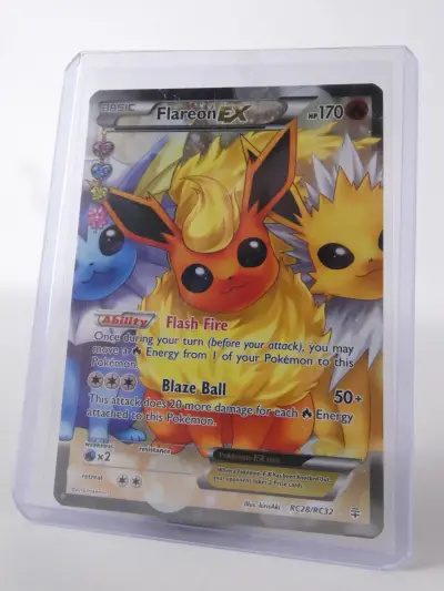 Flareon EX Full Art RC28/RC32 – Pokémon 2016 – kavel bij De Kringwinkel, Heverlee