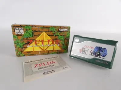 Vintage Nintendo Game & Watch: Zelda (ZL-65) – Multi Screen Boxed Set (1989) – kavel bij De Kringwinkel, Heverlee