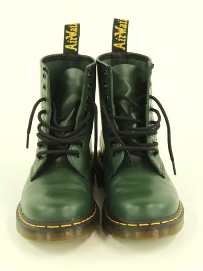 Dr. Martens veterlaarsjes in mooi groen - nieuw – kavel bij De Kringwinkel, Antwerpen