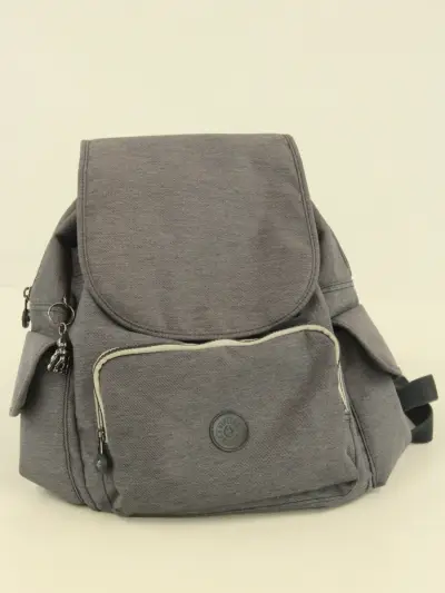 Kipling antracietgrijze rugzak model Osho – kavel bij De Kringwinkel, Antwerpen