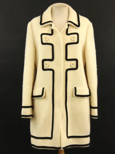 Boutique by Moschino getaileerde damesmantel in scheerwol – kavel bij De Kringwinkel, Antwerpen