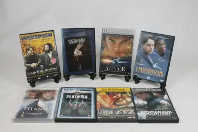 Lot films met oscarwinnaars – kavel bij De Kringwinkel, Brecht