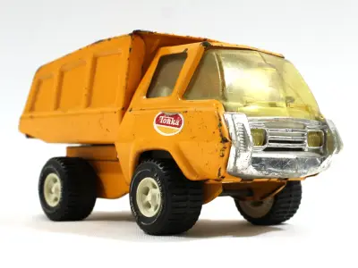 Vintage Tonka | Yellow Dump Truck [1970] – kavel bij De Kringwinkel, Dilsen