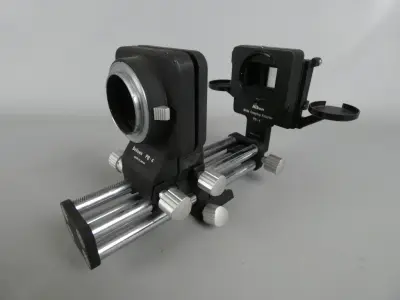 Nikon Bellows PB-4 en Slide Copying Adapter PS-4 – kavel bij De Kringwinkel, Diest