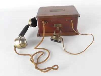 Vintage Franse wandtelefoon/intercom – kavel bij De Kringwinkel, Heverlee