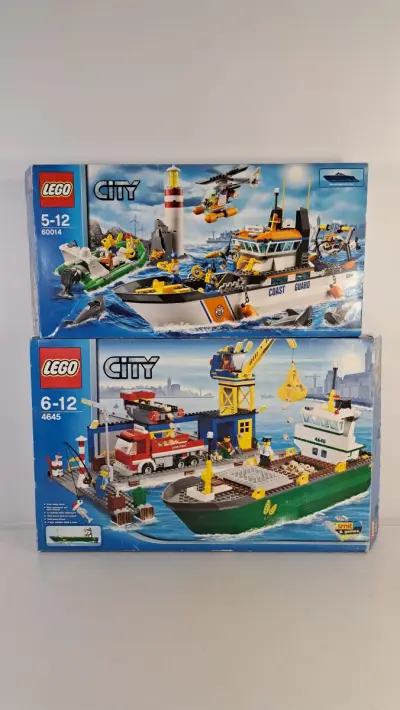 Lego City bouwsets 60014 en 4645 met dozen handleidingen en zakjes – kavel bij De Kringwinkel, Turnhout