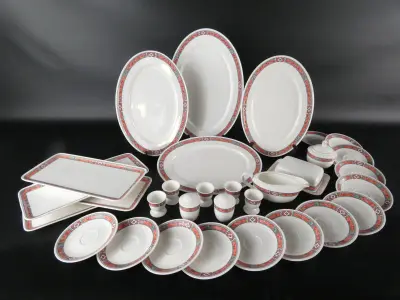 Serviesdelen van Villeroy & Boch, model Rialto – kavel bij De Kringwinkel, Heverlee
