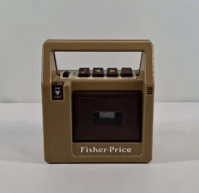 Vintage Fisher-Price cassette speler – kavel bij De Kringwinkel, Geraardsbergen