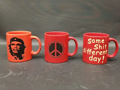3 vintage Waechtersbach mokken – kavel bij De Kringwinkel, Ninove