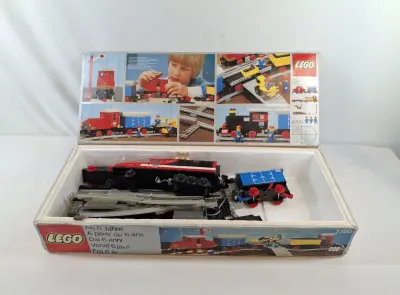 Vintage LEGO 7720 trein – kavel bij De Kringwinkel, Geraardsbergen