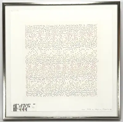 Print, Peter Struycken – unieke computerprint, 1988 – kavel bij Veilinghuis Klinkhamer, Groningen