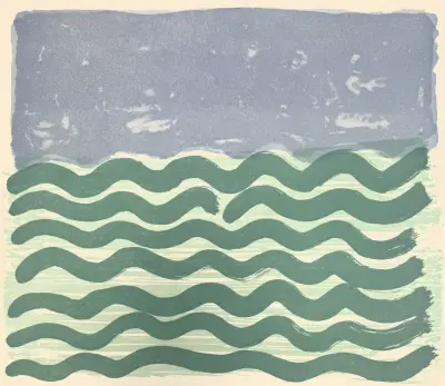 Litho, Klaas Gubbels - "Het water", 2007 – kavel bij Veilinghuis Klinkhamer, Groningen
